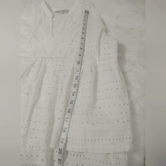 LOFT White Eyelet Blouse - Picture 10 of 10